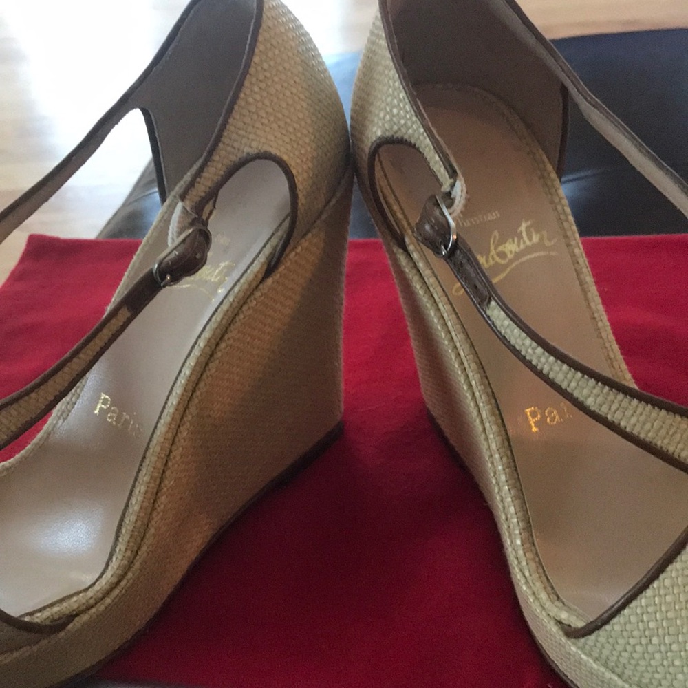 Christian Louboutin Wedge Heels - Picture 3 of 5